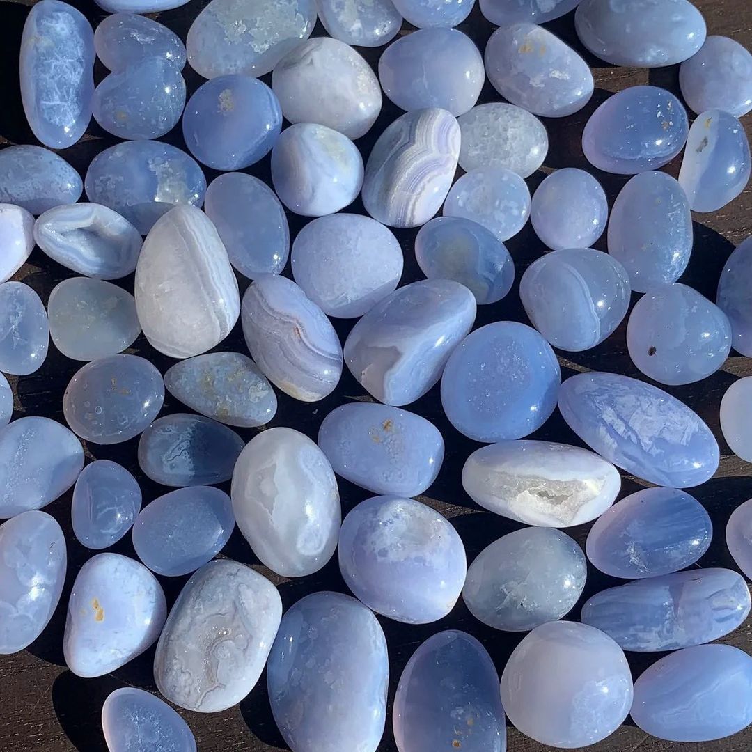 Blue Chalcedony Tumble