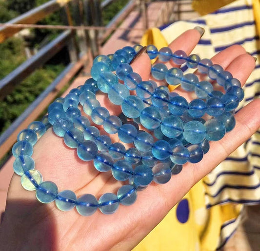 Aquamarine bracelets