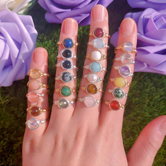Rings of various materials