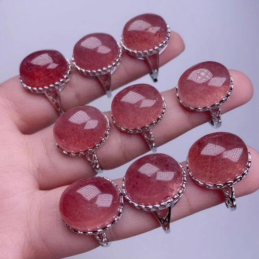Strawberry Quartz Ring