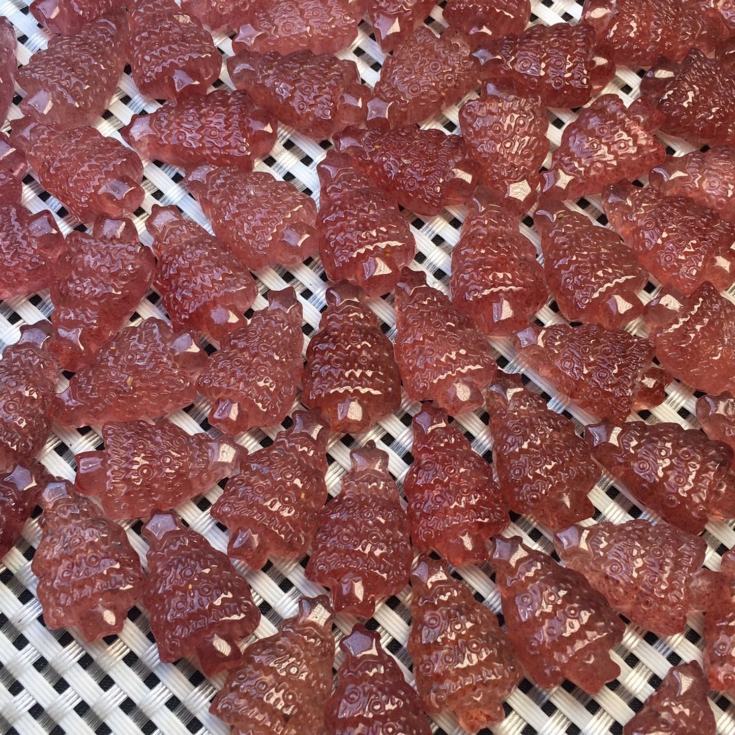 Strawberry Quartz Christmas Tree