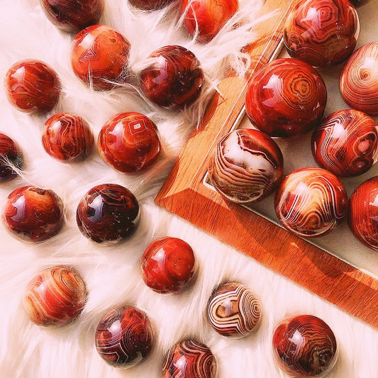 Sardonyx spheres
