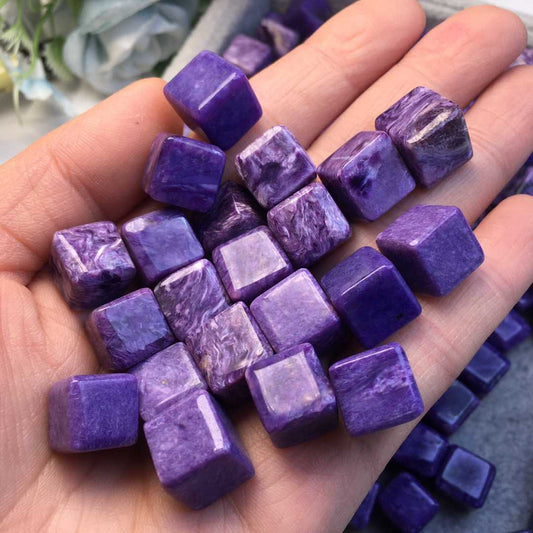 Ultra high quality Charoite Cubes