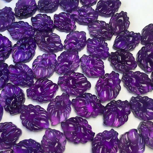 Amethyst Nine Tailed Fox (free drilling)
