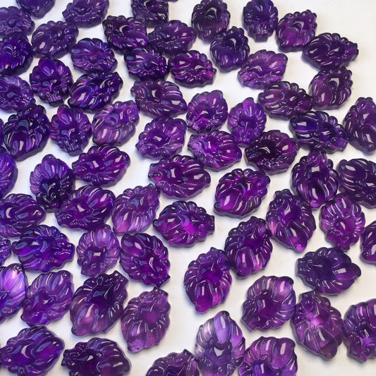 Amethyst Nine Tailed Fox (free drilling)