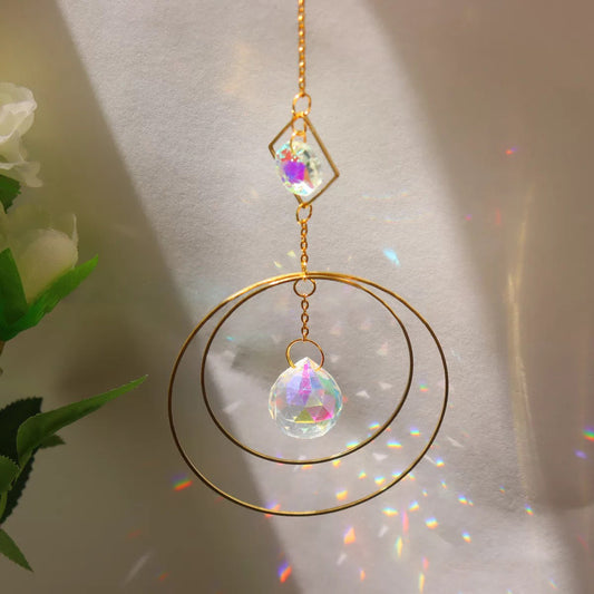 Hanging Crystal Prism Rainbow Maker