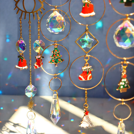 Christmas prism suncatcher