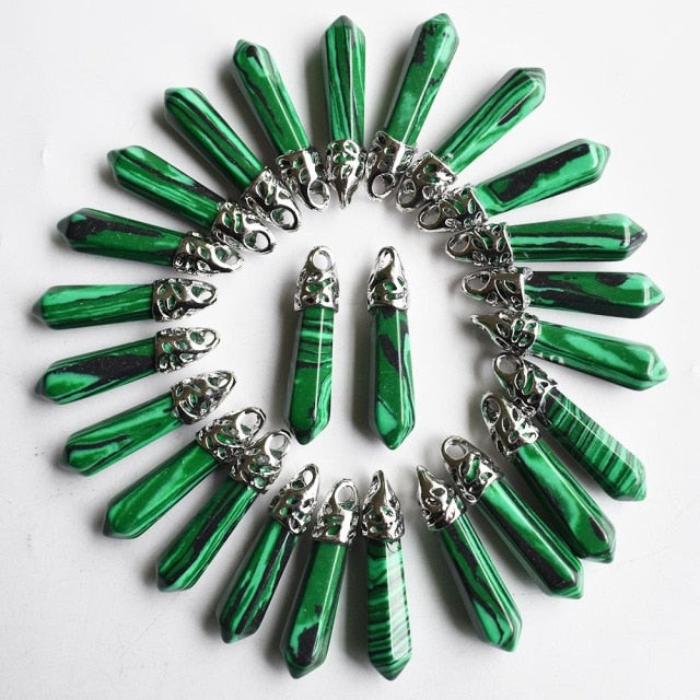 Fashion natural pillar charms pendants