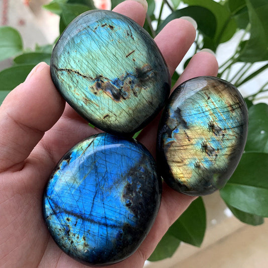 Natural Polished Random Colorful Labradorite Stone