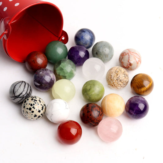 2cm Natural Mini Crystal Spheres