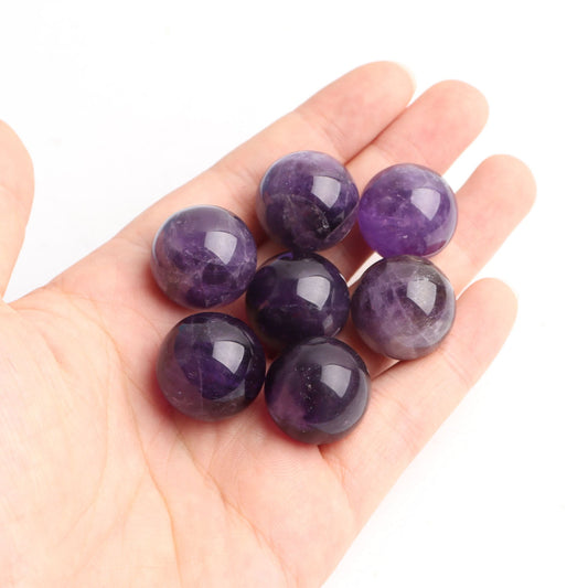 2cm Natural Mini Crystal Spheres