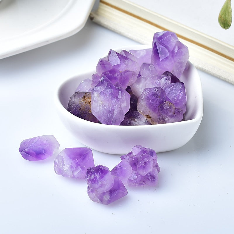 Natural Amethyst Quartz Petal Point