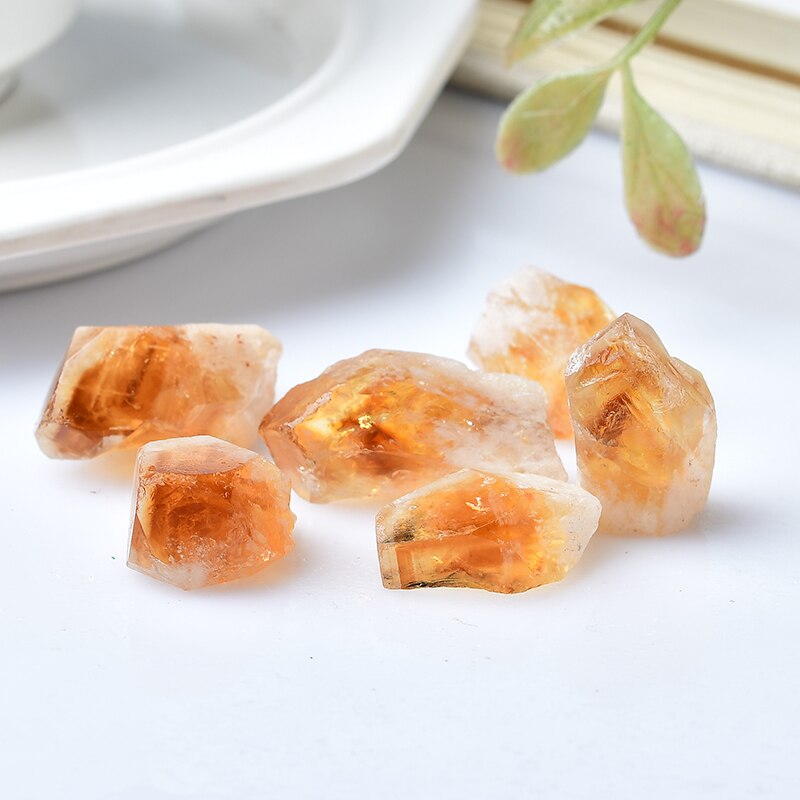 Rare Beautiful Natural Crystal Citrine Rough Stone