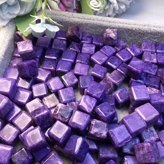 Ultra high quality Charoite Cubes