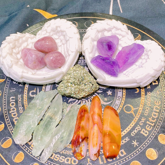 Natural Mixed Quartz Crystal Stone Rock Gravel Specimen Natural stones