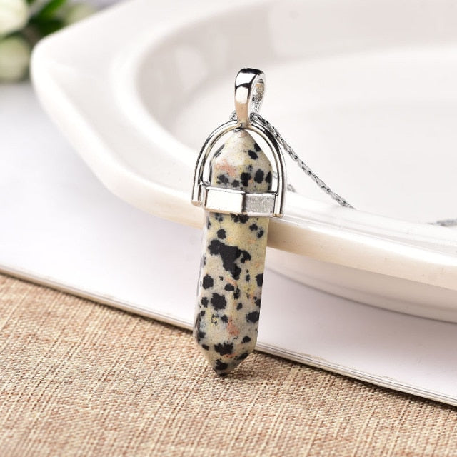 Natural Crystal Point Pendant