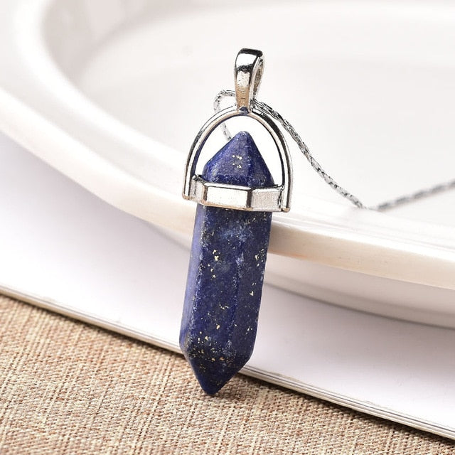 Natural Crystal Point Pendant