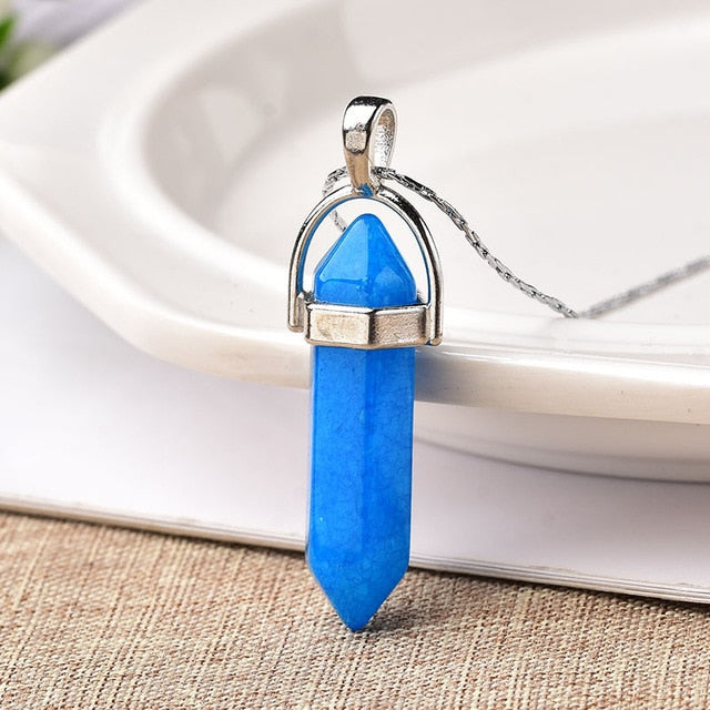 Natural Crystal Point Pendant