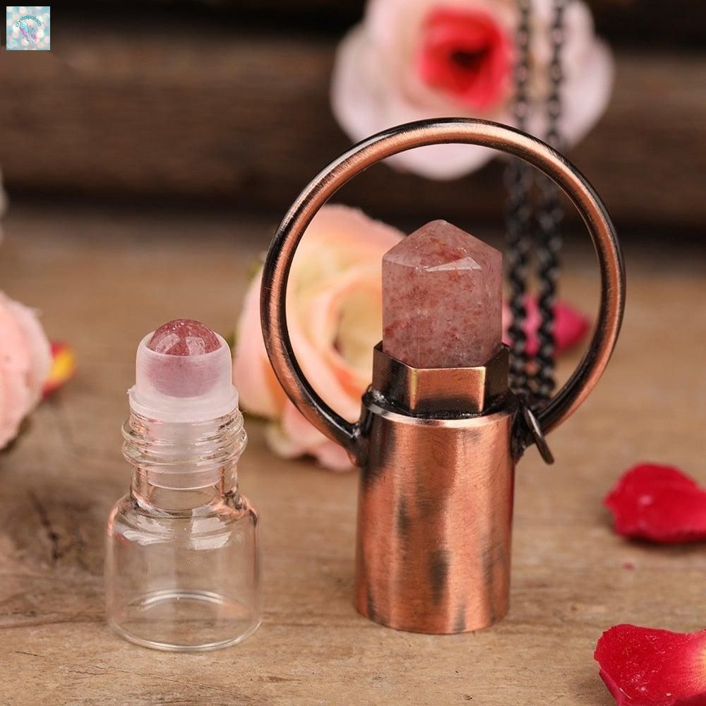 Perfume Bottle Pendant Necklace