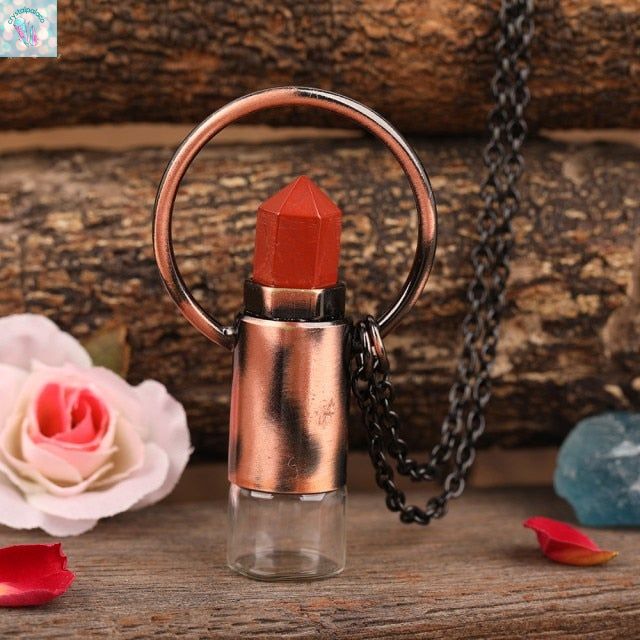 Perfume Bottle Pendant Necklace