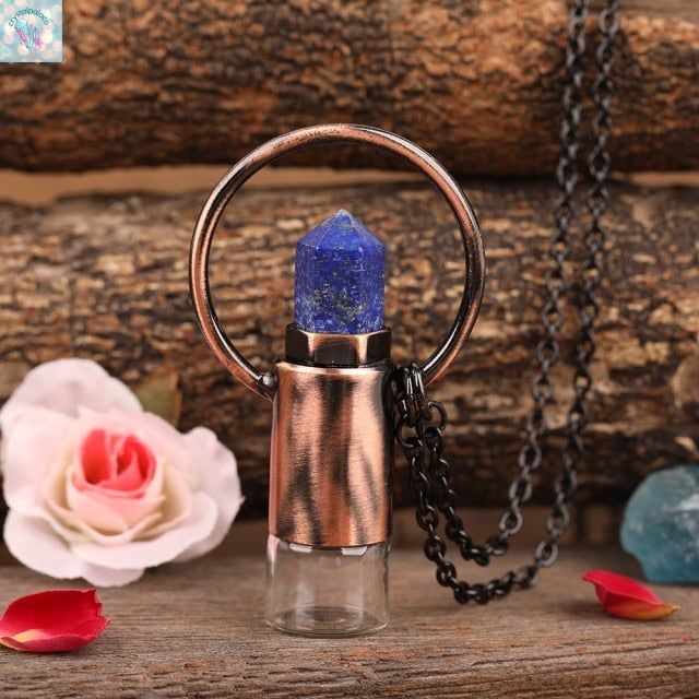 Perfume Bottle Pendant Necklace