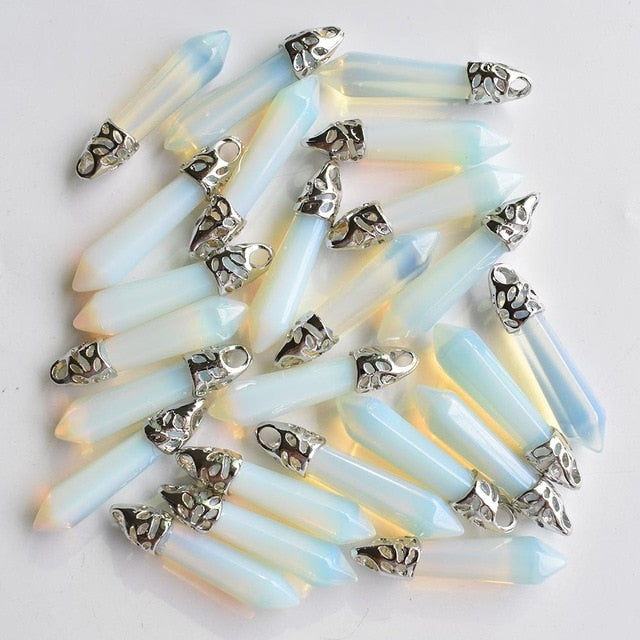 Fashion  natural  pillar charms pendants