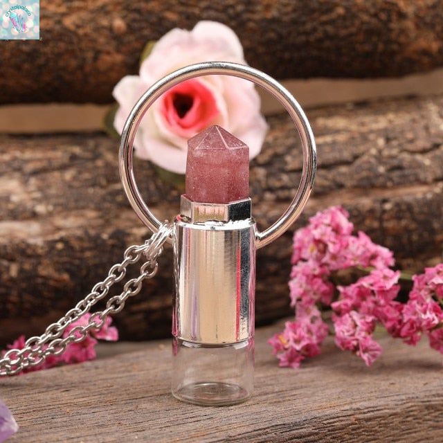 Perfume Bottle Pendant Necklace