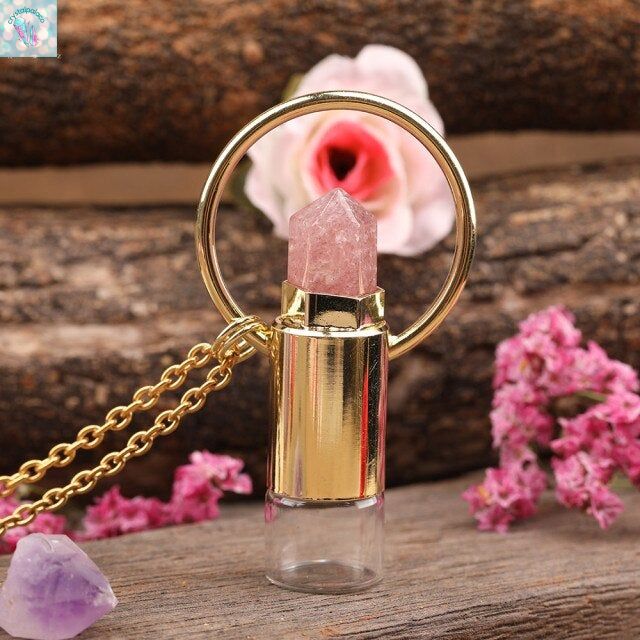 Perfume Bottle Pendant Necklace