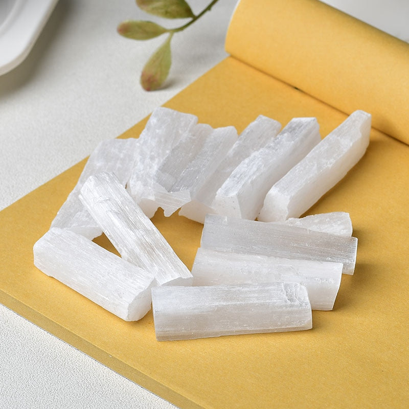 Natural Healing White Selenite Wand