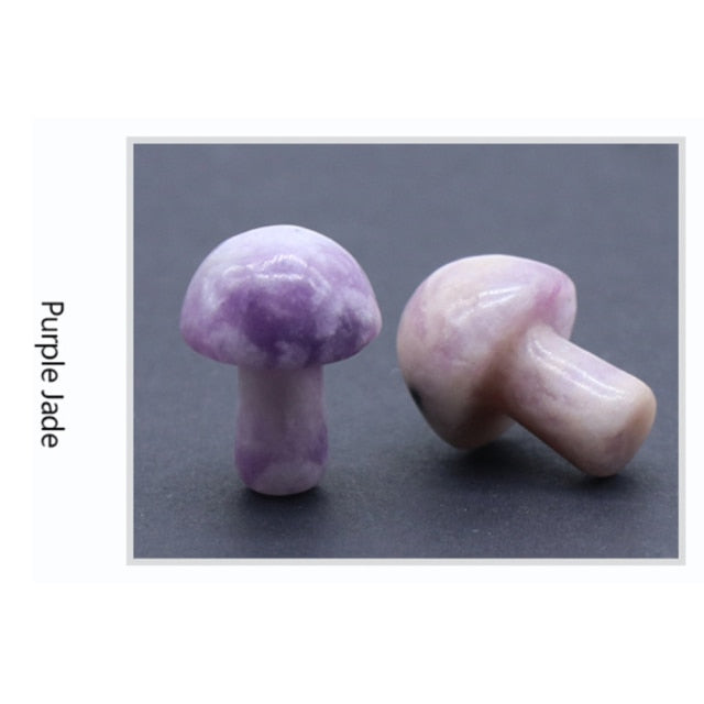 Mini Mushroom Natural Healing Stones